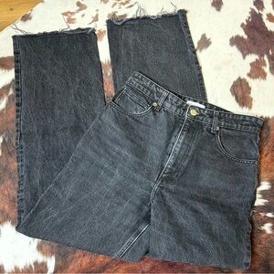 Zara Dark Gray Straight Jeans